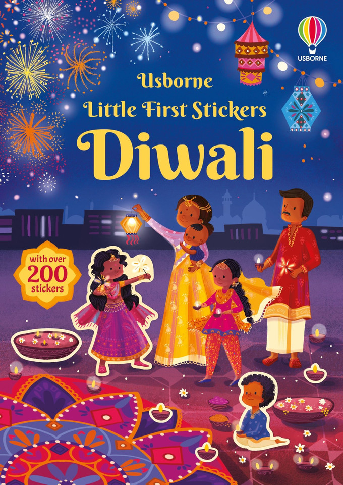 Little First Stickers Diwali (Little First Stickers) book cover by Holly Bathie