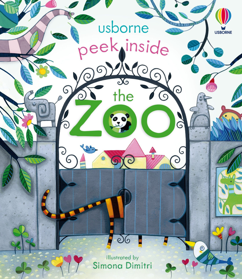 Peek Inside The Zoo (Peek Inside) book cover by Anna Milbourne
