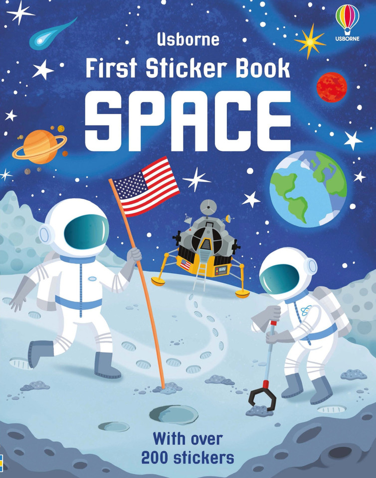First Sticker Book Space (First Sticker Books) book cover by Sam Smith