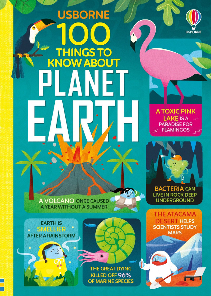 100 Things to Know About Planet Earth (100 THINGS TO KNOW ABOUT) book cover by Jerome Martin, Alice James, Darran Stobbart, Tom Mumbray