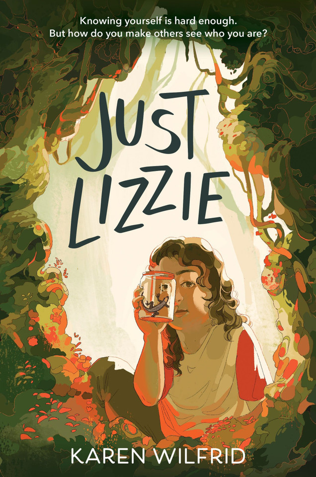 Just Lizzie book cover by Karen Wilfrid