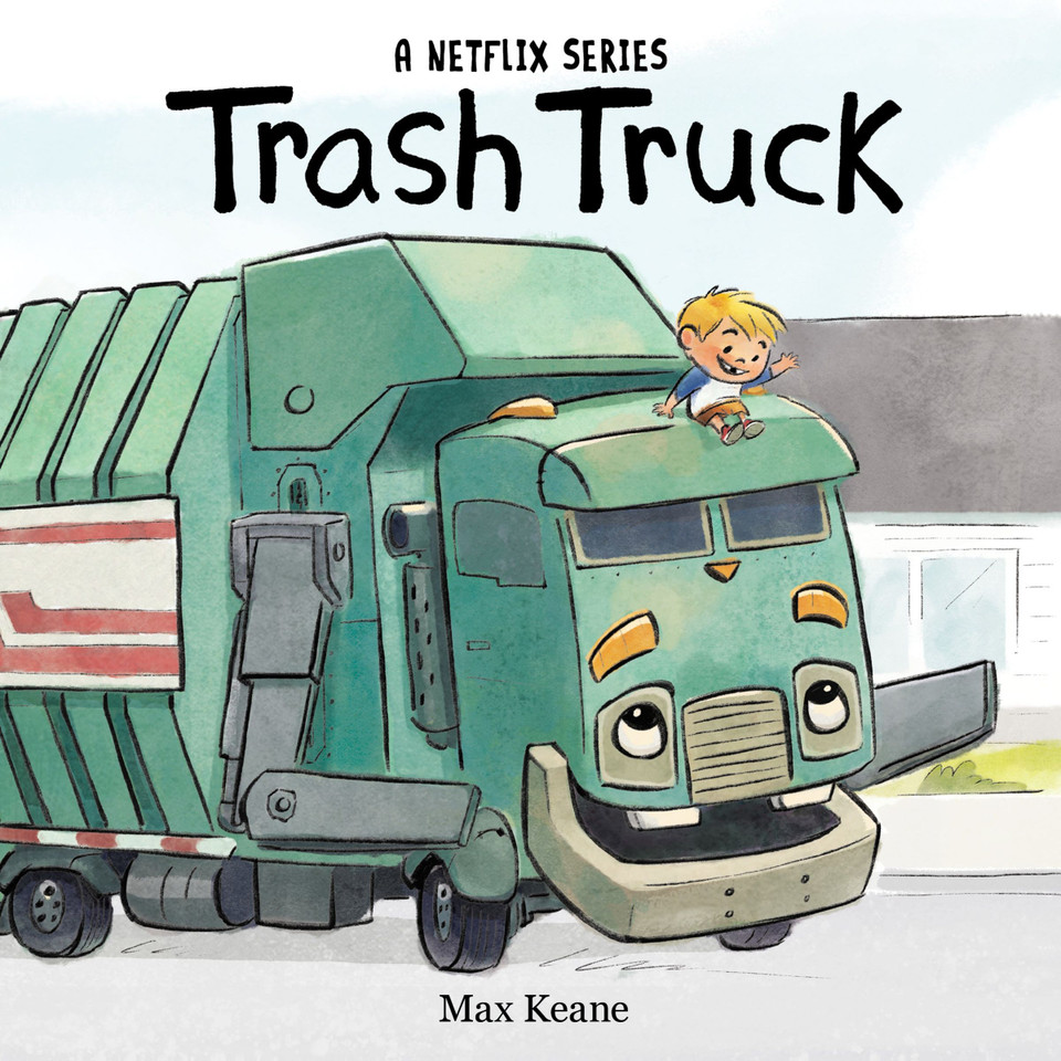 Trash Truck book cover by Max Keane