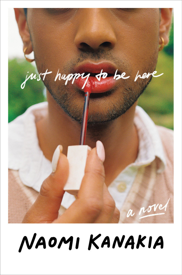 Just Happy to Be Here book cover by Naomi Kanakia