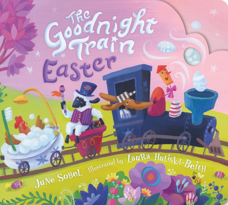 The Goodnight Train Easter book cover by June Sobel