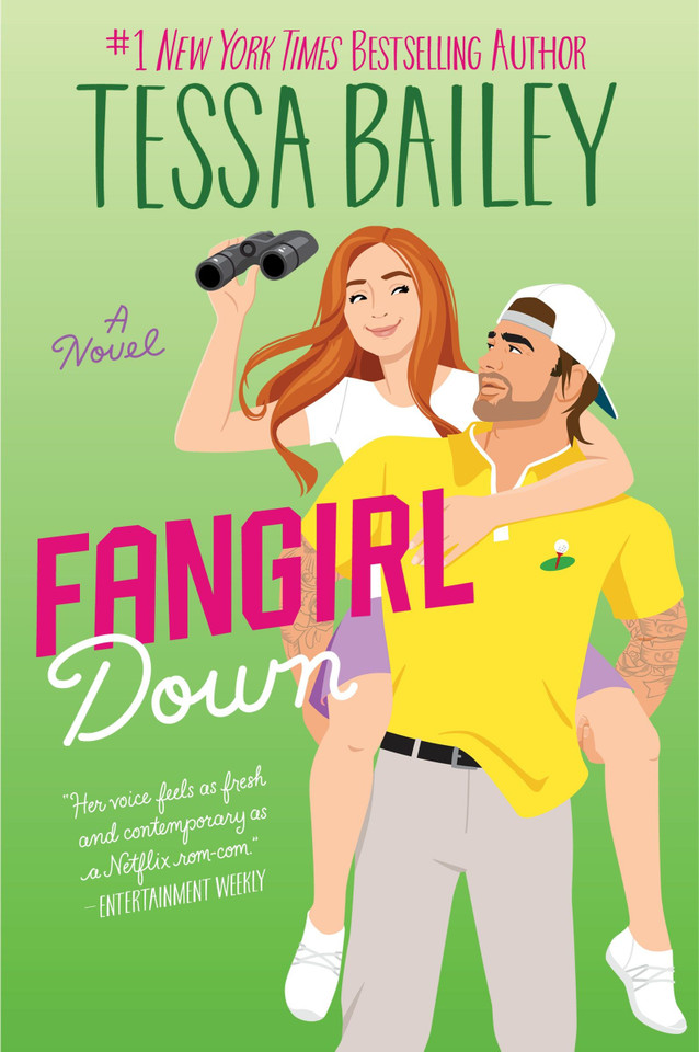 Fangirl Down: A Novel (Big Shots #1) book cover by Tessa Bailey