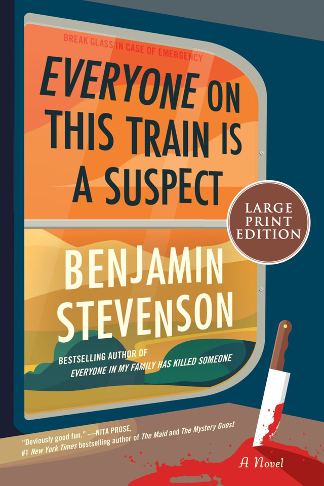 Everyone on This Train Is a Suspect: A Novel book cover by Benjamin Stevenson