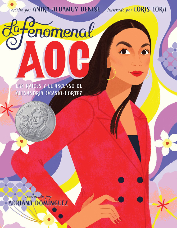 La fenomenal AOC: Las raíces y el ascenso de Alexandria Ocasio-Cortez, Phenomenal AOC (Spanish Edition) book cover by Anika Aldamuy Denise
