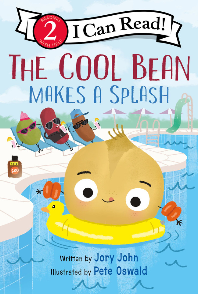 The Cool Bean Makes a Splash (I Can Read Level 2) book cover by Jory John