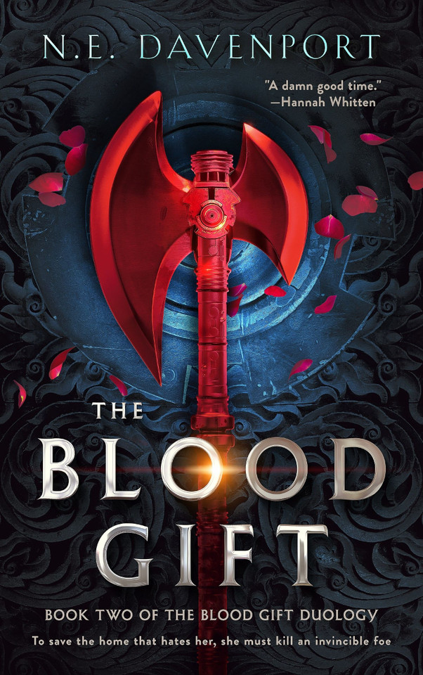 The Blood Gift book cover by N.E. Davenport