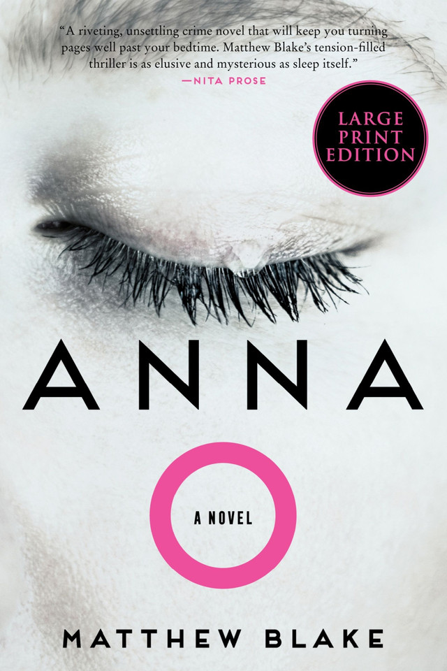 Anna O: A Novel book cover by Matthew Blake