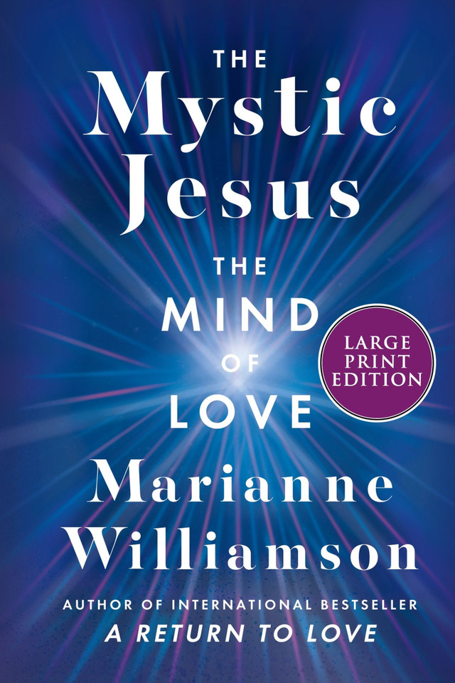 The Mystic Jesus: The Mind of Love book cover by Marianne Williamson