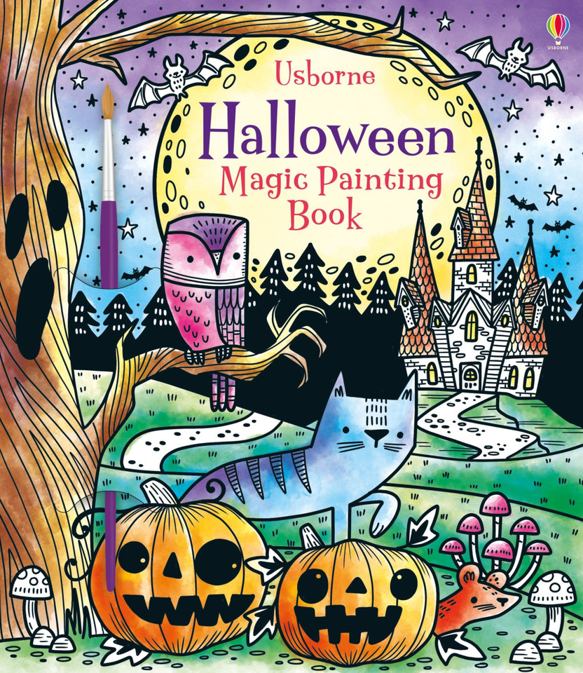 Halloween Magic Painting Book: A Halloween Book for Kids (Magic Painting Books) book cover by Fiona Watt