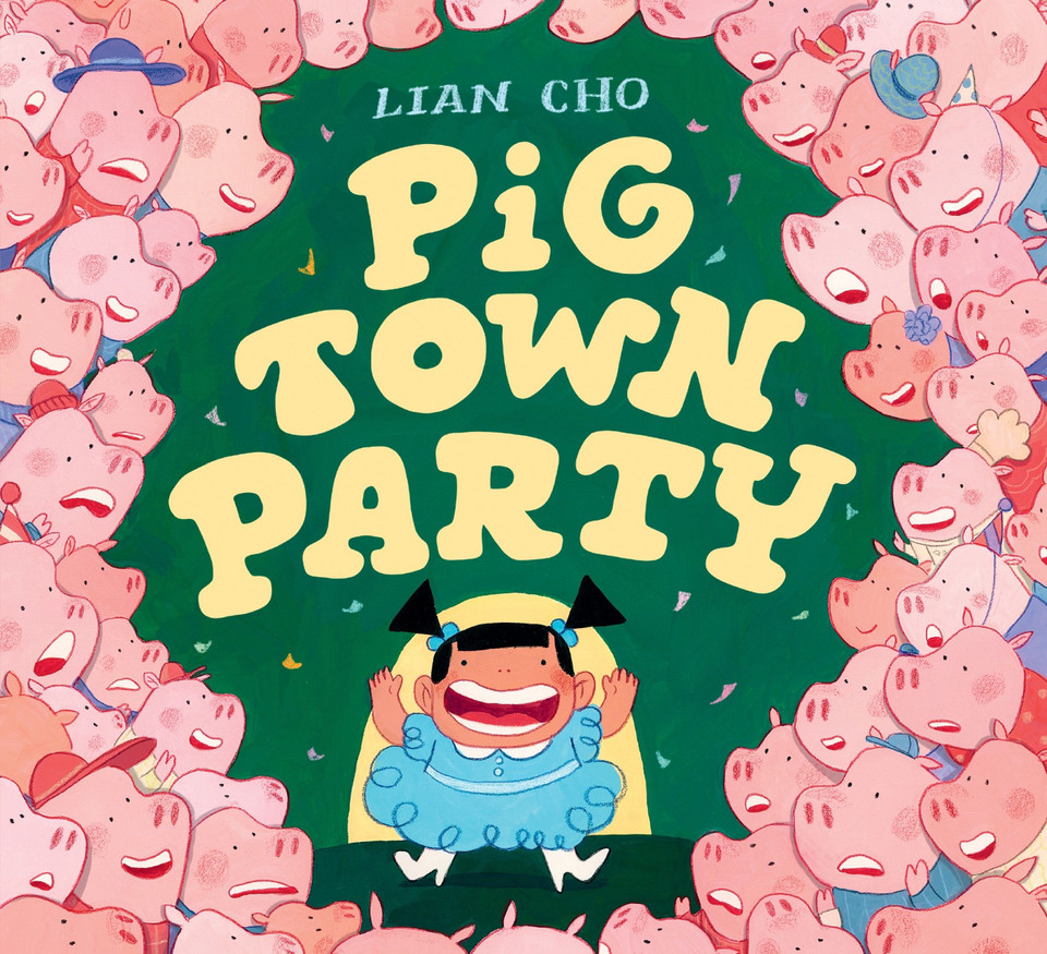 Pig Town Party book cover by Lian Cho