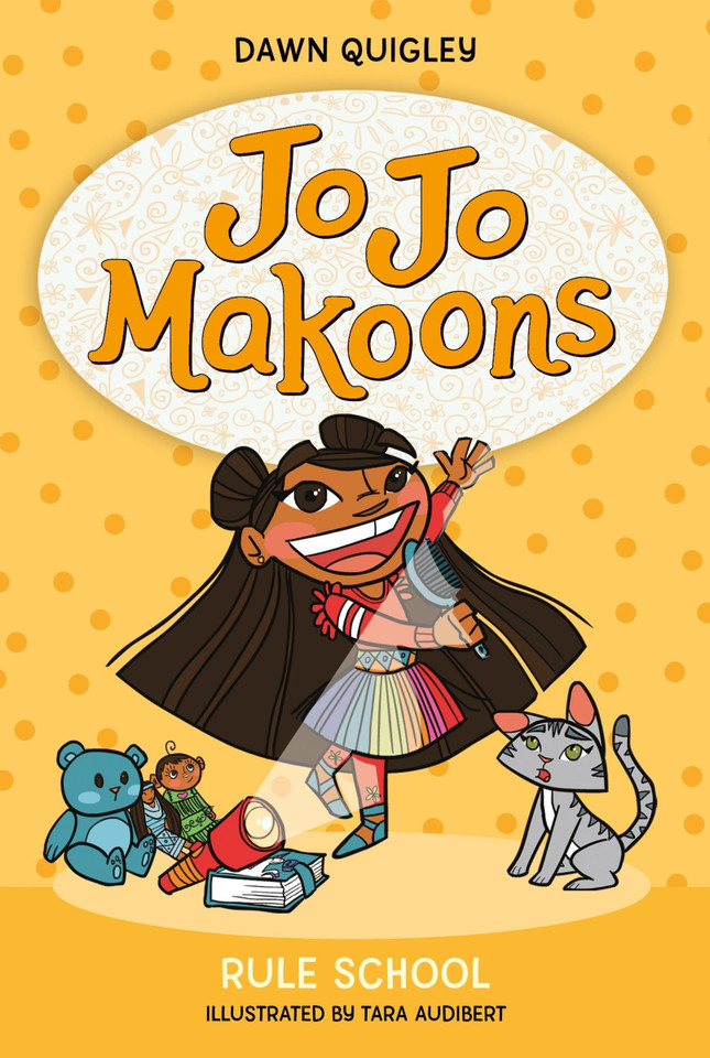 Jo Jo Makoons: Rule School (Jo Jo #4) book cover by Dawn Quigley