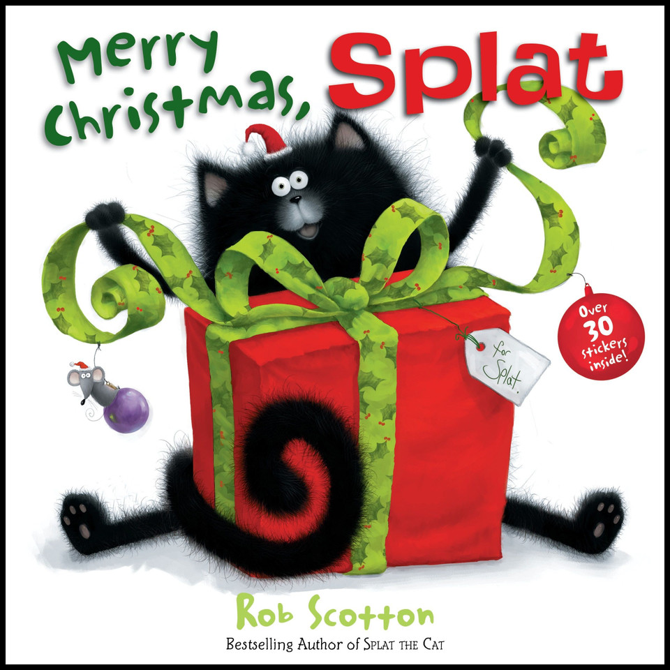 Merry Christmas, Splat: A Christmas Holiday Book for Kids (Splat the Cat #53) book cover by Rob Scotton