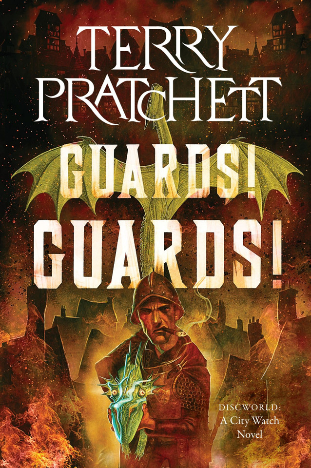 Guards! Guards!: A Discworld Novel (City Watch #9) book cover by Terry Pratchett