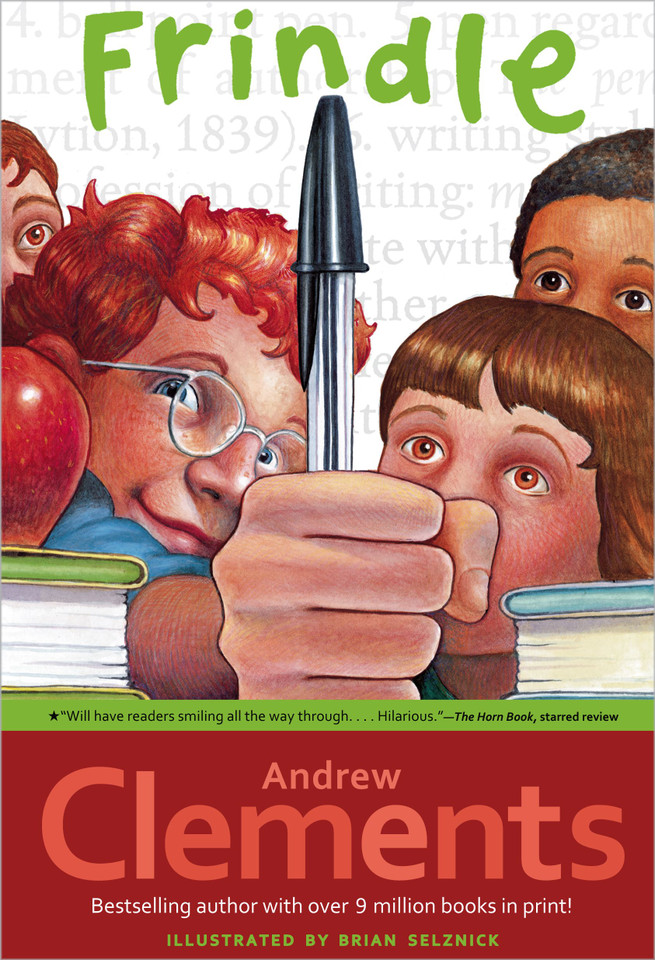 Frindle book cover by Andrew Clements