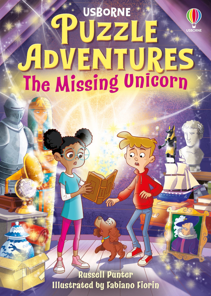 The Missing Unicorn (Puzzle Adventures #1) book cover by Russell Punter