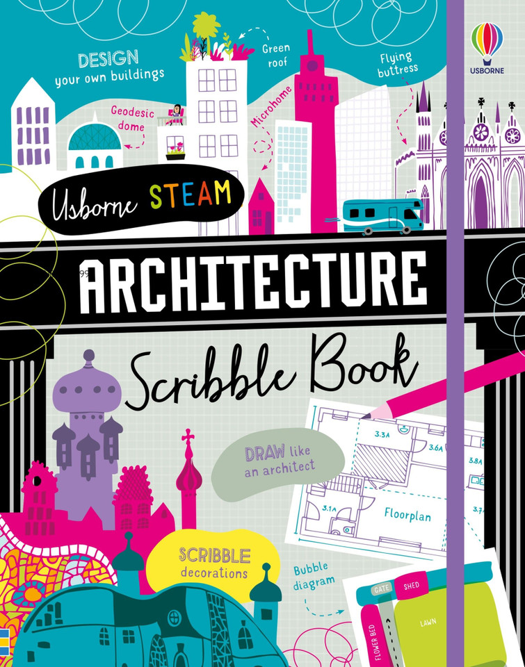 Architecture Scribble Book (STEAM Scribble Books) book cover by Darran Stobbart, Eddie Reynolds