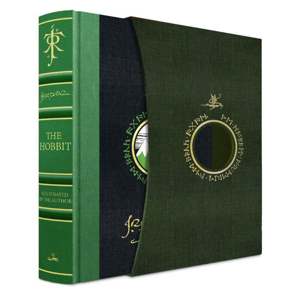 The Hobbit Deluxe Illustrated by the Author: Special Edition (Tolkien Illustrated Editions) book cover by J. R. R. Tolkien