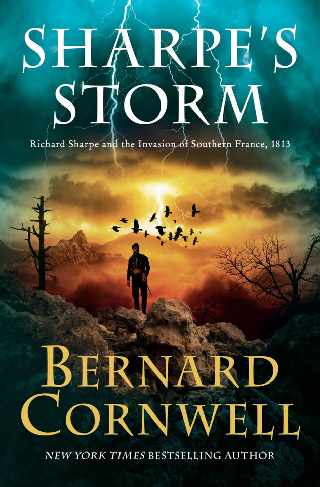 Sharpe’s Storm: Richard Sharpe and the Invasion of Southern France, 1813 book cover by Bernard Cornwell