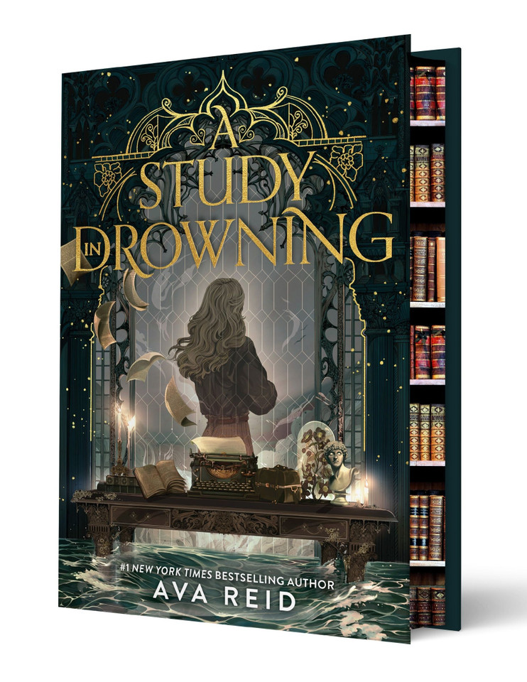 A Study in Drowning Collector's Deluxe Limited Edition book cover by Ava Reid