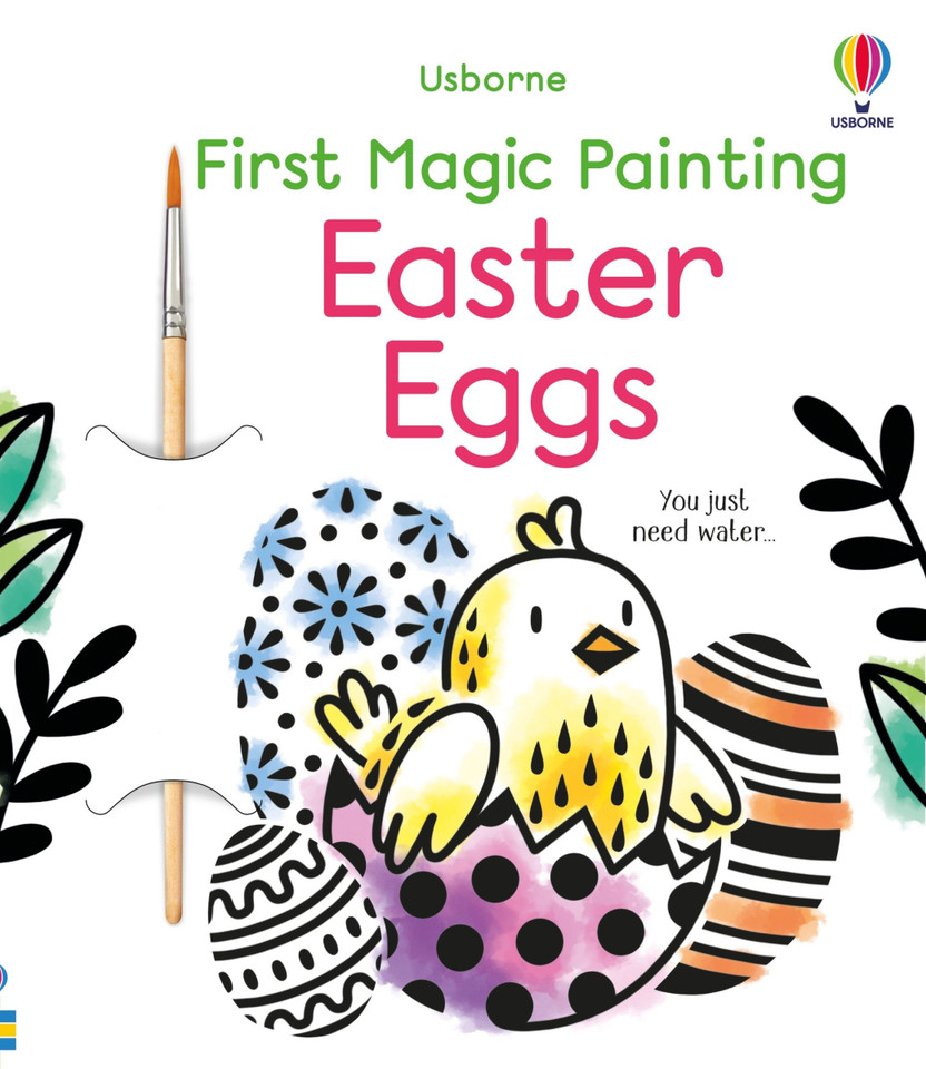 First Magic Painting Easter Eggs (First Magic Painting) book cover by Abigail Wheatley