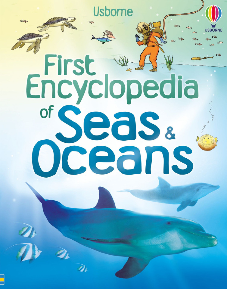 First Encyclopedia of Seas and Oceans (First Encyclopedias) book cover by Ben Denne, Felicity Brooks