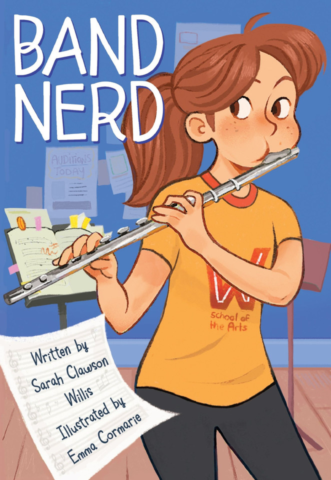 Band Nerd: A Graphic Novel book cover by Sarah Clawson Willis