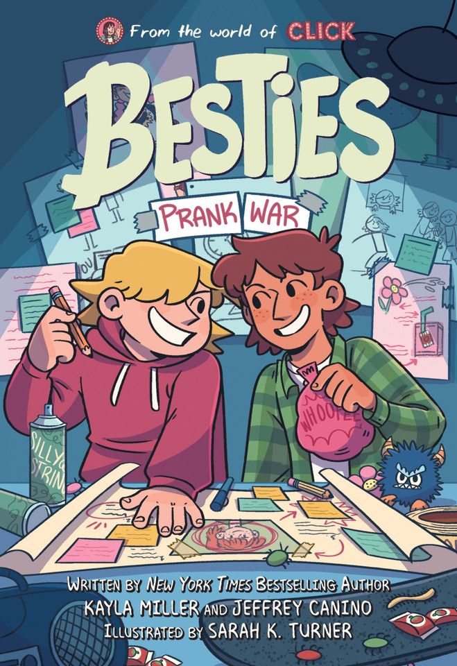 Besties: Prank War: A graphic novel from The World of Click book cover by Kayla Miller, Jeffrey Canino