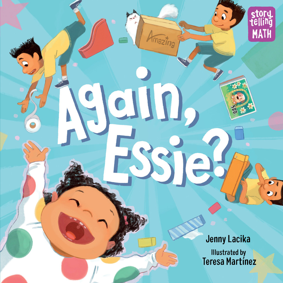 Again, Essie? (Storytelling Math) book cover by Jenny Lacika