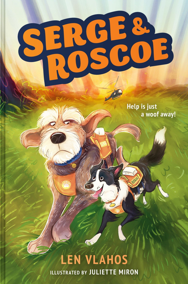 Serge & Roscoe book cover by Len Vlahos