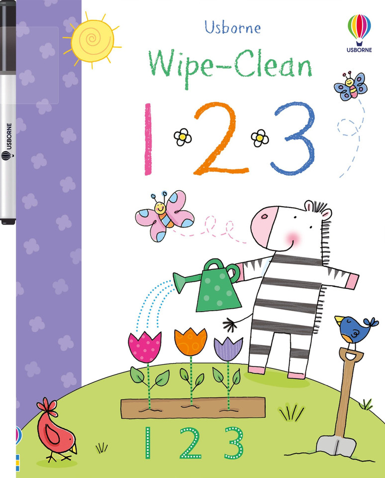 Wipe-Clean 123 (Wipe-Clean) book cover by Jessica Greenwell