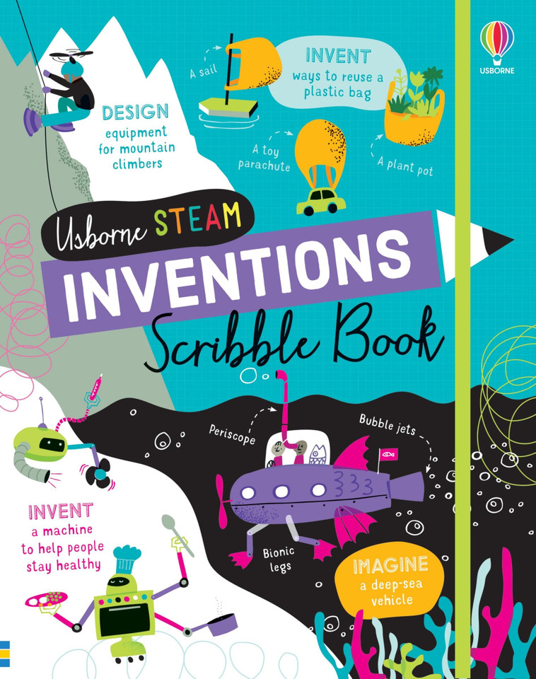 Inventions Scribble Book (STEAM Scribble Books #5) [9781835405758]