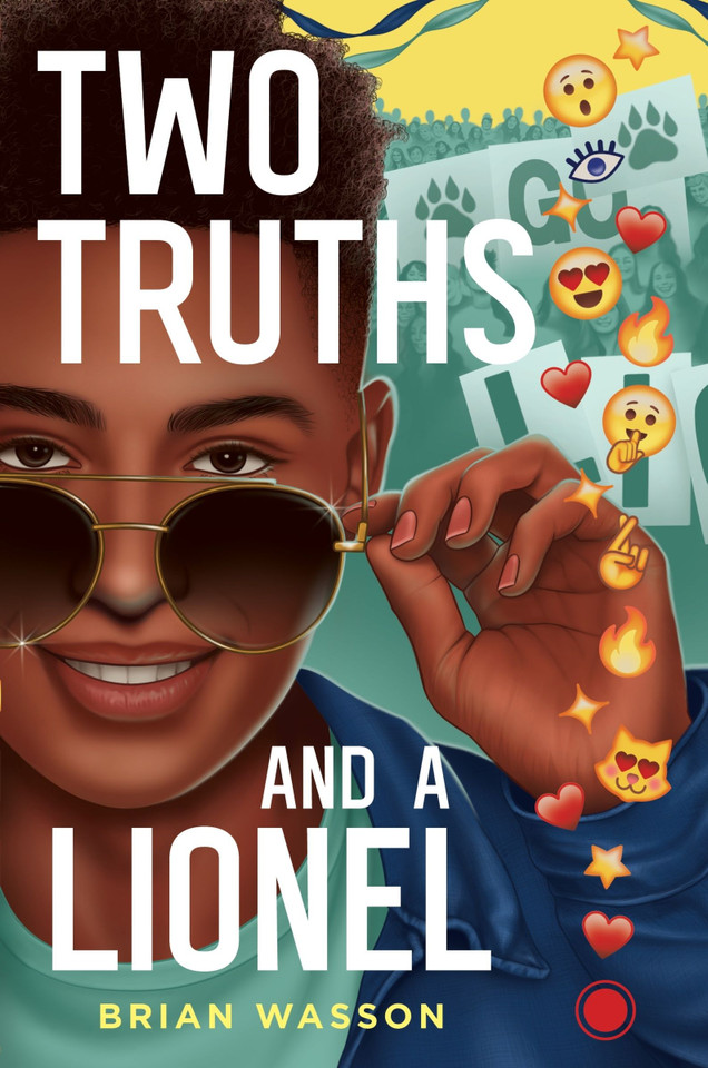 Two Truths and a Lionel book cover by Brian Wasson