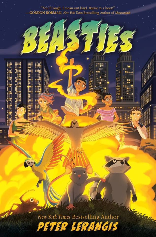 Beasties book cover by Peter Lerangis