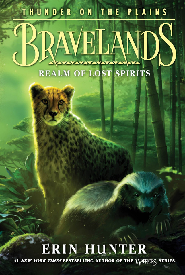 Bravelands: Thunder on the Plains #3: Realm of Lost Spirits (Bravelands: Thunder on the Plains #3) book cover by Erin Hunter