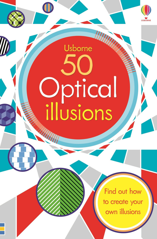 50 Optical Illusions book cover by Sam Taplin