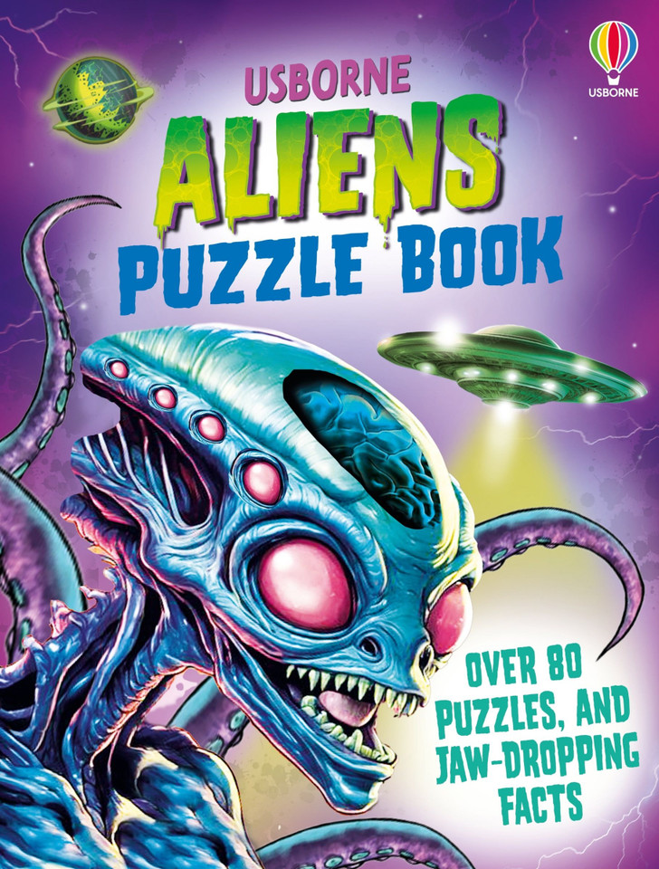 Aliens Puzzle Book (Puzzle Books) book cover by Kirsteen Robson