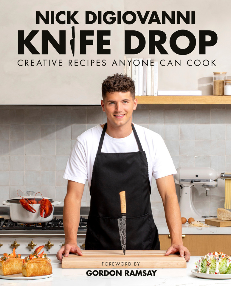 Knife Drop: Creative Recipes Anyone Can Cook book cover by Nick DiGiovanni