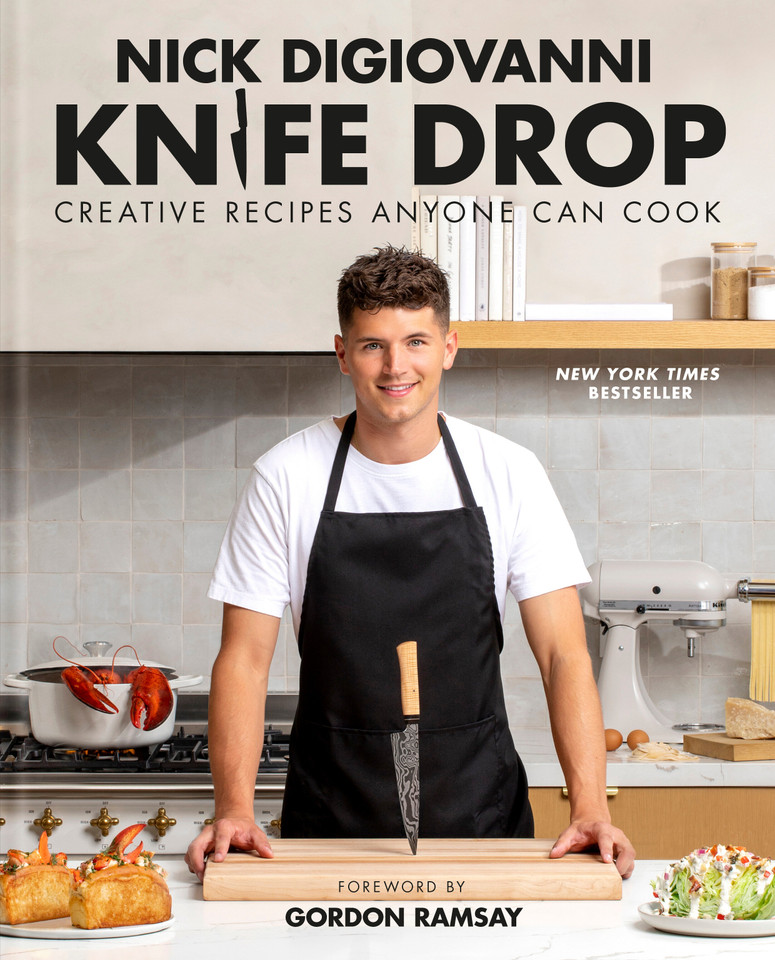Knife Drop: Creative Recipes Anyone Can Cook book cover by Nick DiGiovanni