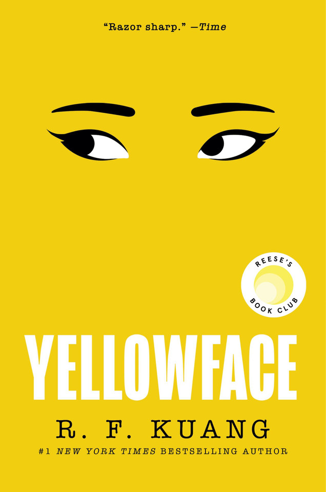 Yellowface: A Novel book cover by R. F. Kuang