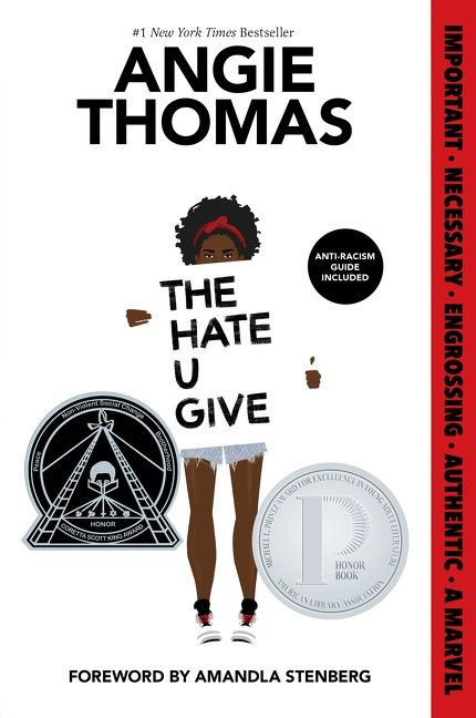 The Hate U Give: A Printz Honor Winner book cover by Angie Thomas
