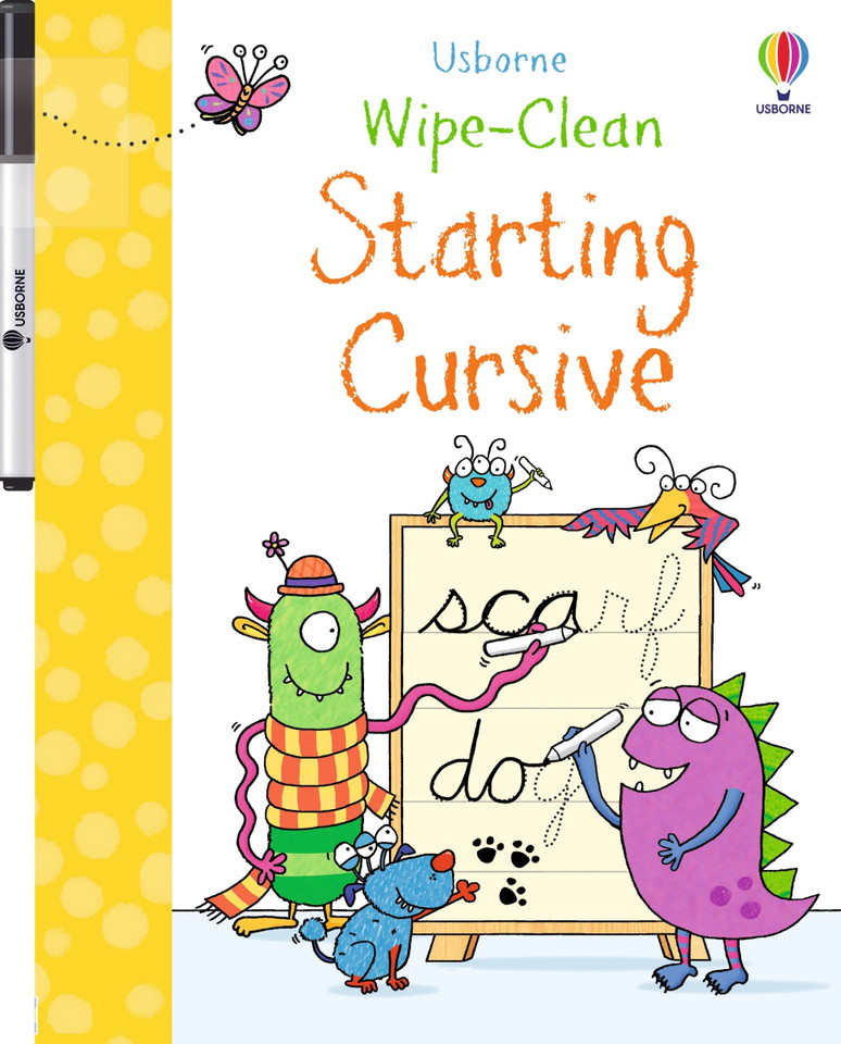 Wipe-Clean Starting Cursive (Wipe-Clean #4) book cover by Caroline Young
