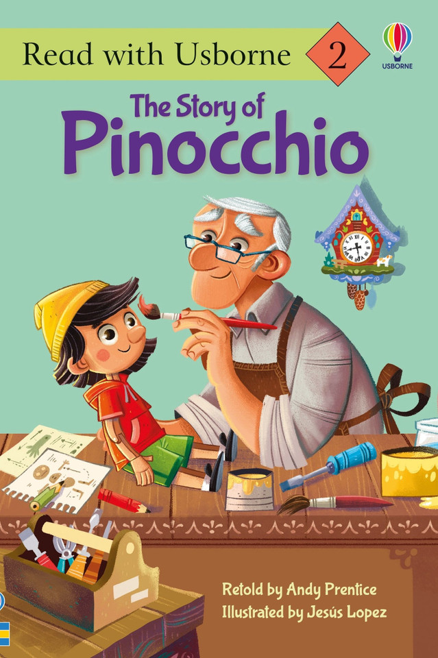 The Story of Pinocchio (Read with Usborne) (Read with Usborne) book cover by Andy Prentice