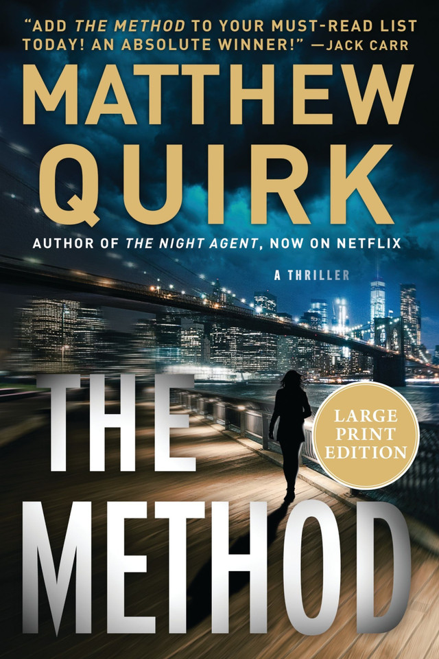 The Method: A Novel book cover by Matthew Quirk