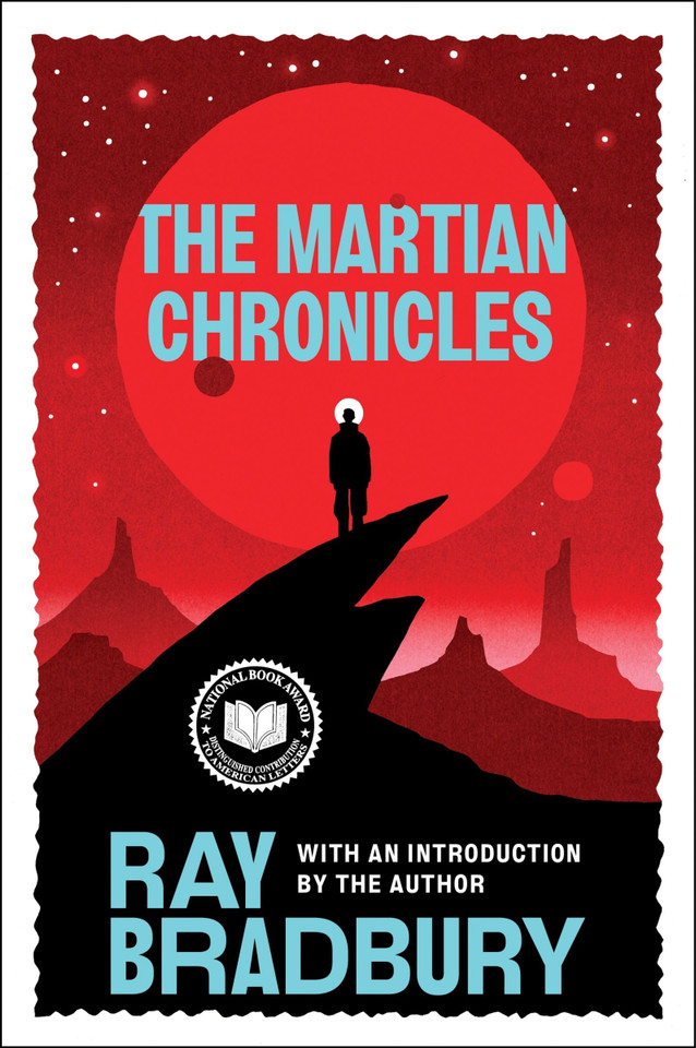 The Martian Chronicles book cover by Ray Bradbury