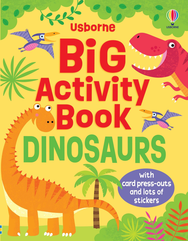 Big Activity Book Dinosaurs (Big Activity Book #2) book cover by Kirsteen Robson