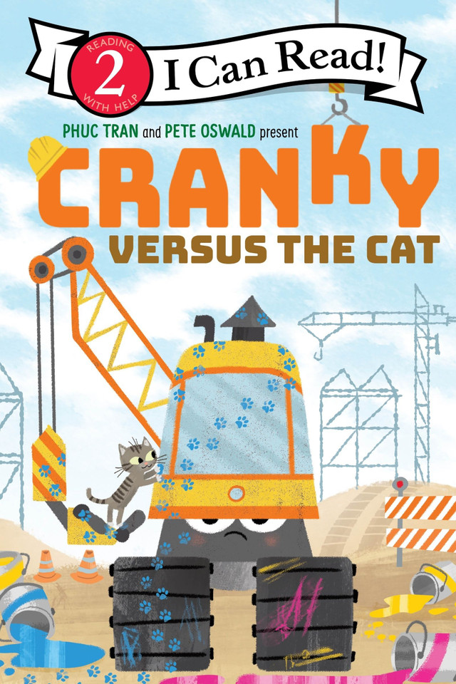 Cranky versus the Cat (I Can Read Level 2) book cover by Phuc Tran