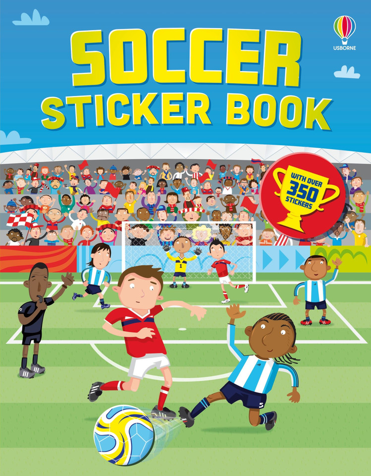 Soccer Sticker Book (Sticker Books) book cover by Fiona Watt